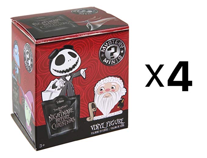 The Nightmare Before Christmas Series 2 Mystery Mini Blind Box Figure (4 pack)