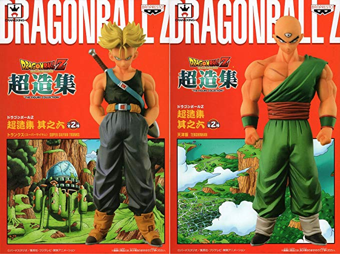 Dragon Ball Z the Figure Collection Chozoshu Vol.6 Super Saiyan Trunks and Tien Shinhan Banpresto Japan
