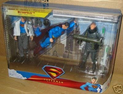 Superman Returns Menace to Metropolis - 3 Character Set