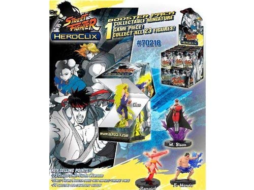 Street Fighter Heroclix Counter Top Display of 24 Random Figures