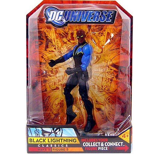 DC Universe Classics Series 5 Exclusive Action Figure Black Lightning Build Metallo Piece!