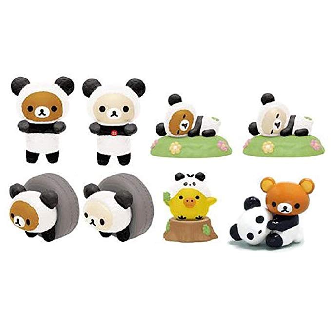 San-X Rilakkuma Relax Panda Cosutmed Mini Figure mascot collection AY01001 (One Random Box will be Selected)