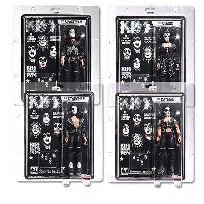 KISS 8 Inch Action Figures Series Two: Set of Four Figures