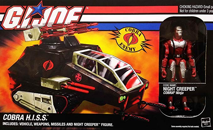 G.I. Joe Exclusive Direct to Consumer (DTC) Cobra H.I.S.S. (HISS) Tank with Night Creeper Ninja Action Figure