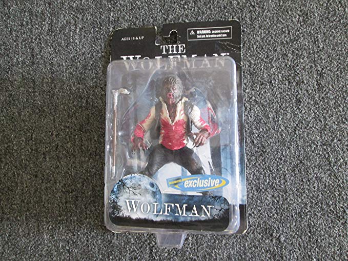 Mezco Wolfman 7 Inch Figurine with Walking Cane