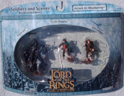 Lord of the Rings Armies of middle-Earth; Ringwraith Frodo Sam Figures 1/24 Scale