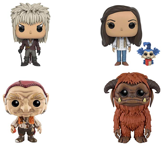 Funko Labyrinth: POP! Movies Collectors Set Includes Jareth, Hoggle, Sarah with Worm & Ludo